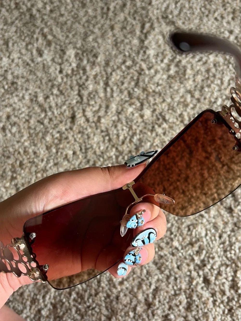 Retro cute summer sunglasses